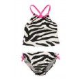 Adorable Zebra Print Two-Piece Tankini Swimsuit - See all matching accessories! 